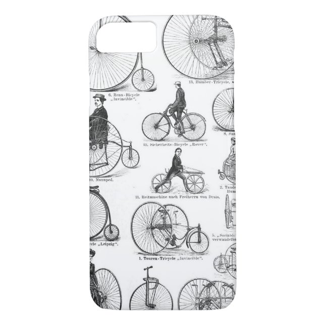 Funda De Case-Mate Para iPhone Penny Farthing (Reverso)