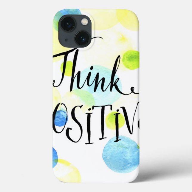 Funda De Case-Mate Para iPhone Pensar positivo (Reverso)