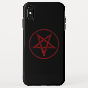 Funda Para iPhone XS Max Pentagram del diablo Rojo