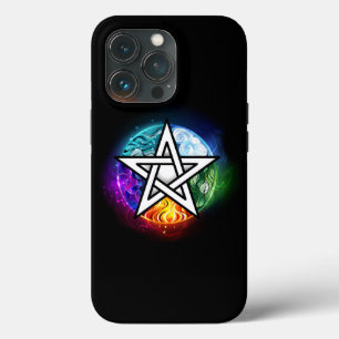 Funda Para iPhone 13 Pro Pentagrama de Wiccan