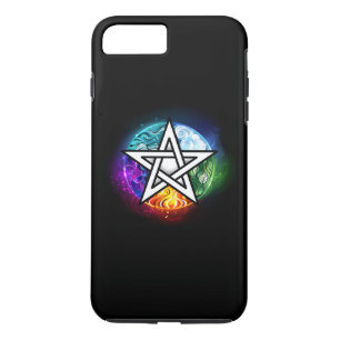 Funda Para iPhone 8 Plus/7 Plus Pentagrama de Wiccan