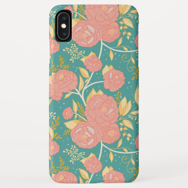 Funda De Case-Mate Para iPhone Peony de primavera (Reverso)
