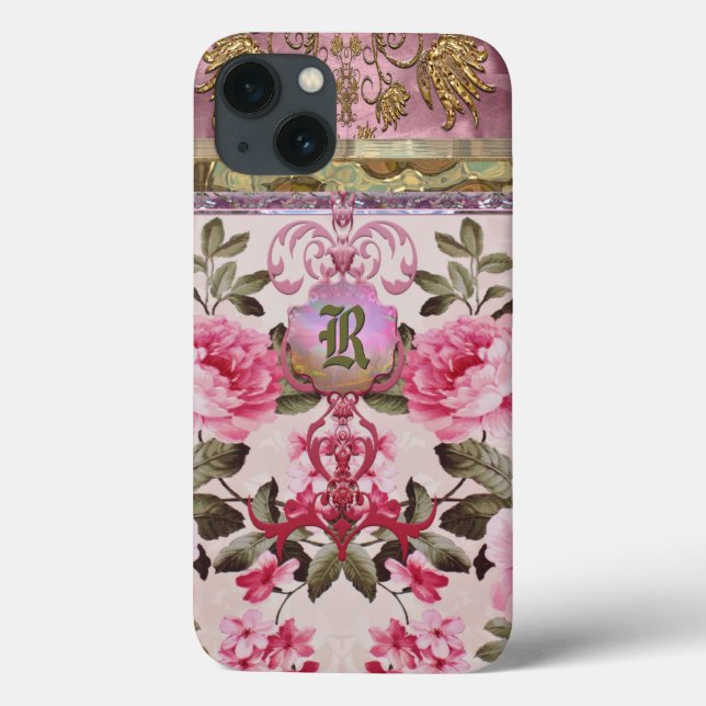 Funda De Case-Mate Para iPhone Peony Place Monograma 6/6 XTreme (Reverso)