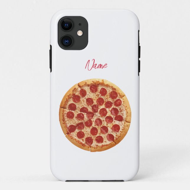 Funda De Case-Mate Para iPhone Pepperoni Pizza Thunder_Cove (Reverso)