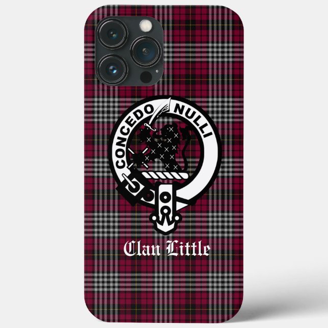 Funda De Case-Mate Para iPhone Pequeña insignia Escudo de clan escocés y Personal (Reverso )