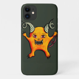 Funda Para iPhone 11 Pequeña y rara creatura del diablo