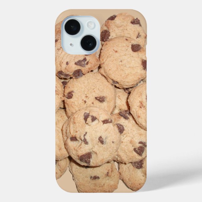 Funda De Case-Mate Para iPhone Pequeñas cookies de chocolate (Reverso )