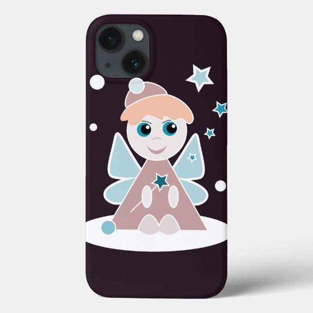 Funda De Case-Mate Para iPhone Pequeño ángel de Navidad (Reverso)