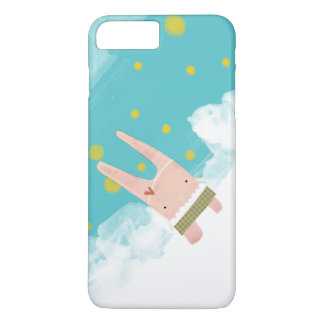 Funda Para iPhone 8 Plus/7 Plus Pequeño conejo rosa pálido