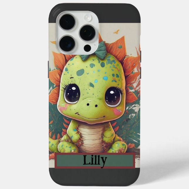 Funda De Case-Mate Para iPhone Pequeño Dino Explorer: ¡rugir con confianza! (Reverso )