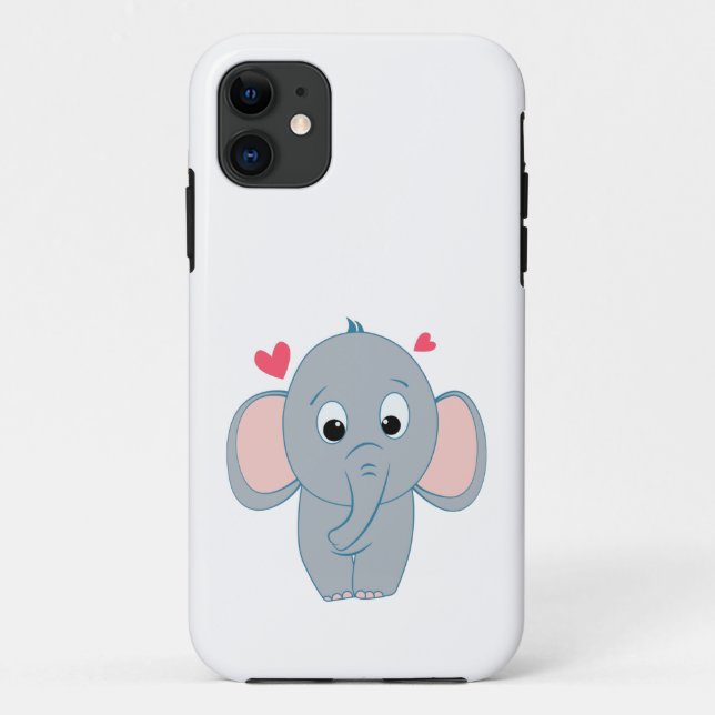 Funda De Case-Mate Para iPhone Pequeño elefante (Reverso)