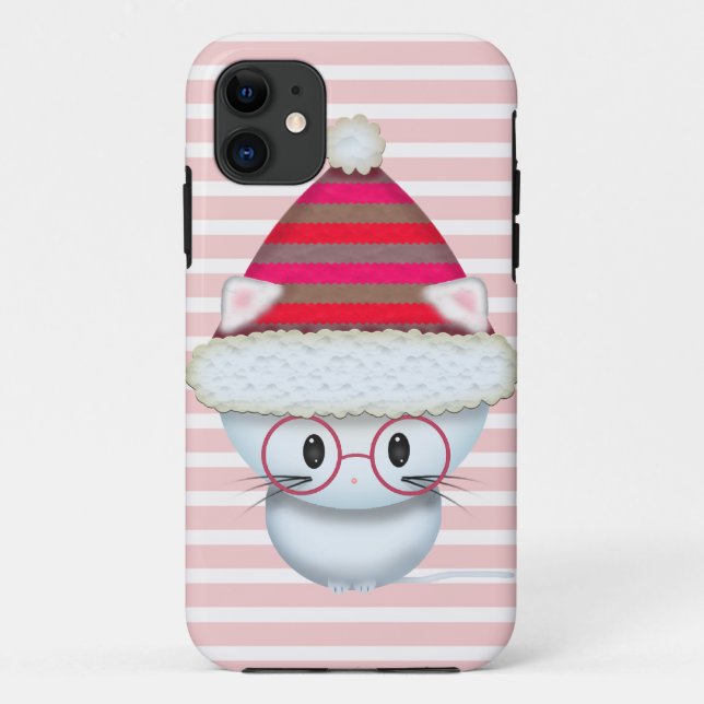 Funda De Case-Mate Para iPhone Pequeño gatito lindo (Reverso)