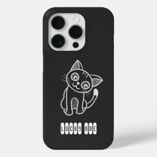 Funda Para iPhone 15 Pro Pequeño gato