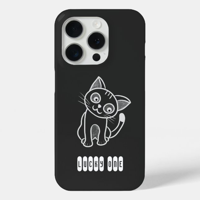 Funda De Case-Mate Para iPhone Pequeño gato (Reverso )