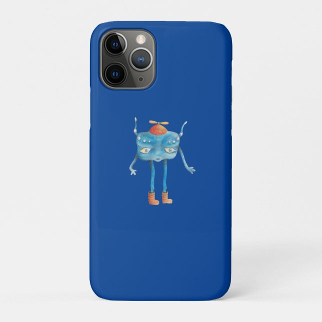Funda De Case-Mate Para iPhone Pequeño Ilustracion Alien Pi (Reverso)