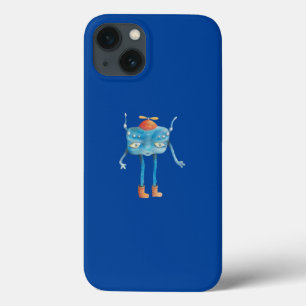 Funda Para iPhone 13 Pequeño Ilustracion Alien Pi