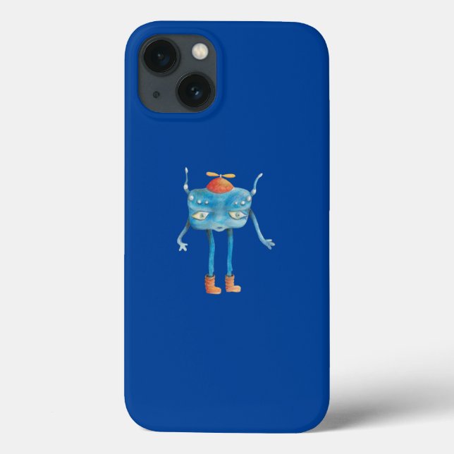 Funda De Case-Mate Para iPhone Pequeño Ilustracion Alien Pi (Reverso)