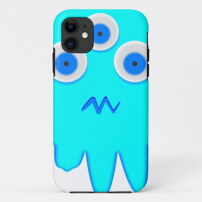 Funda De Case-Mate Para iPhone Pequeño Monstruo Radiactivo (Reverso)