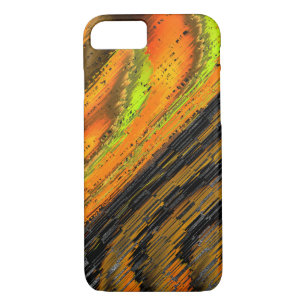 Funda Para iPhone 8/7 Pequeno mosaico amarelado transversal e deformado