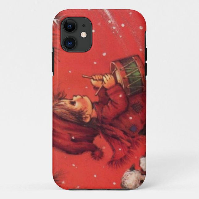 Funda De Case-Mate Para iPhone Pequeño muchacho del batería (Reverso)