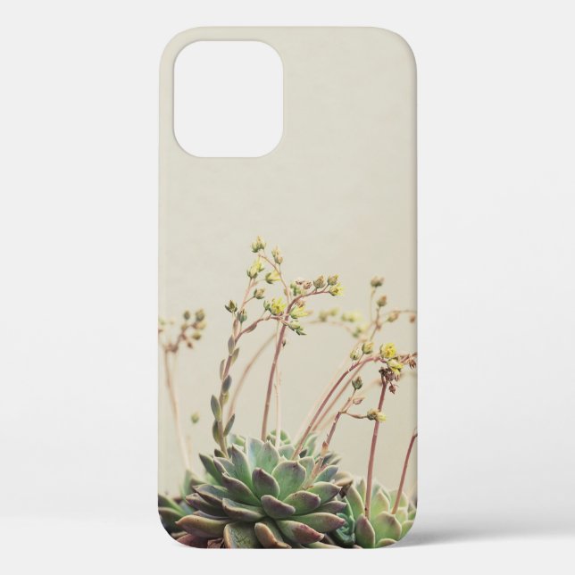 FUNDA DE Case-Mate PARA iPhone PEQUEÑO SUCULENTE DE JARDÍN (Reverso )