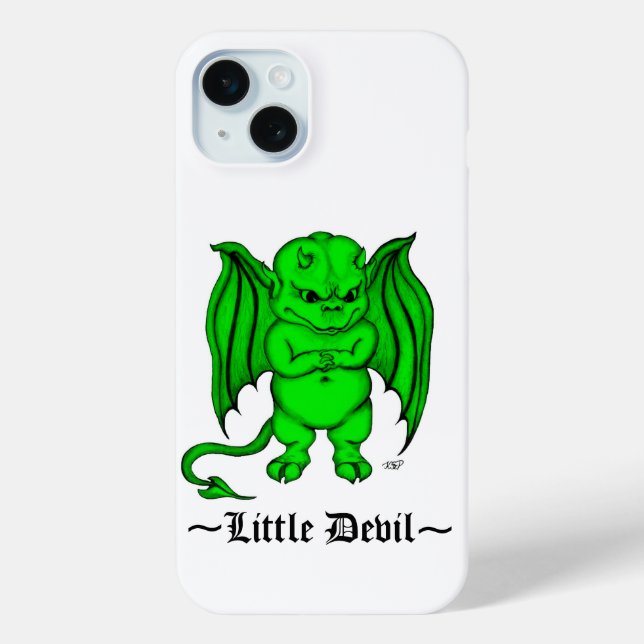 Funda De Case-Mate Para iPhone Pequeño y desagradable diablo (Reverso )