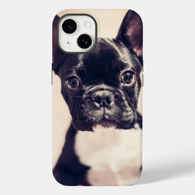 Funda De Case-Mate Para iPhone Pequeño y pequeño pimiento negro y blanco (Reverso )