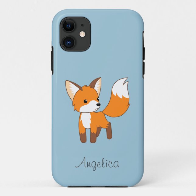 Funda De Case-Mate Para iPhone Pequeño zorro (Reverso)