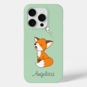 Funda Para iPhone 15 Pro Pequeño Zorro Sueño