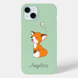 Funda Para iPhone 15 Mini Pequeño Zorro Sueño