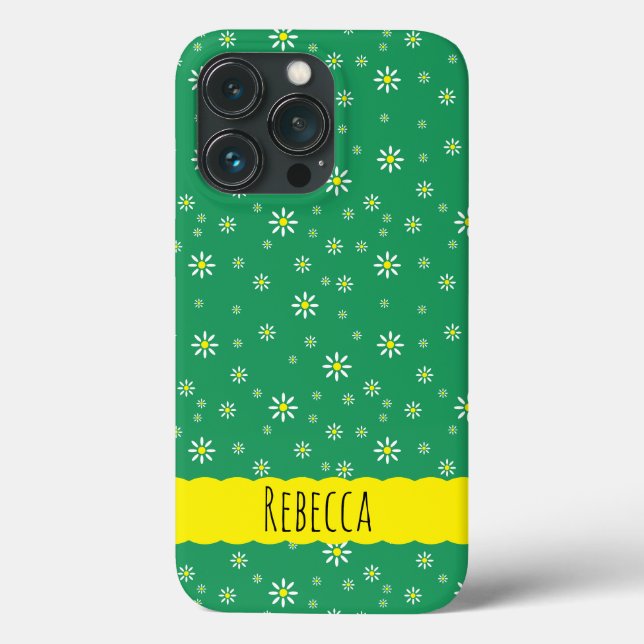 Funda De Case-Mate Para iPhone Pequeños días en verde (Reverso )