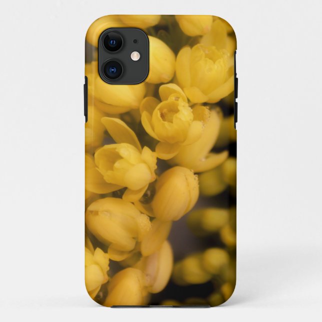 Funda De Case-Mate Para iPhone Pequeños florecimiento amarillo (Reverso)