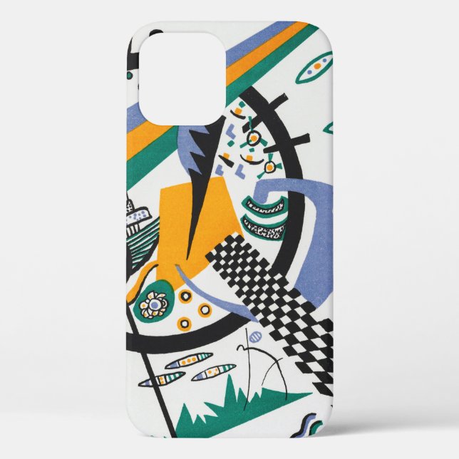 Funda De Case-Mate Para iPhone Pequeños mundos IV, Resumen, Wassily Kandinsky (Reverso )