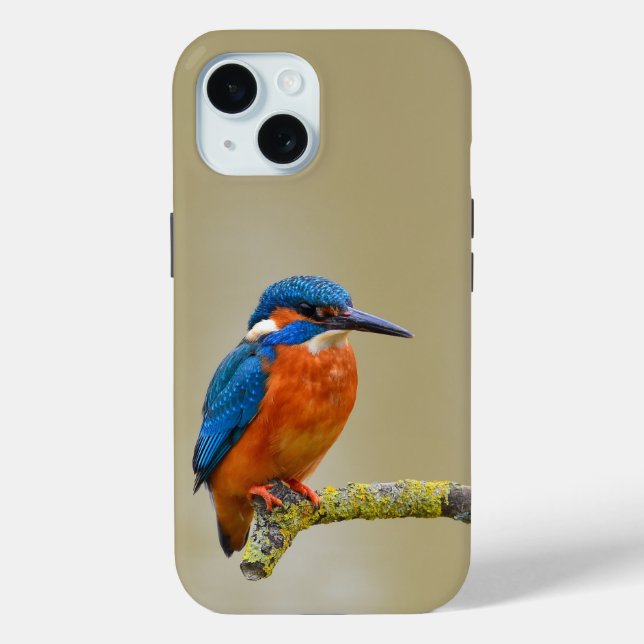 Funda De Case-Mate Para iPhone Perching Kingfisher (Reverso )