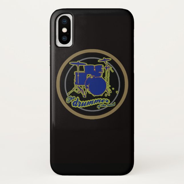 Funda De Case-Mate Para iPhone percusión ~ bateristas (Reverso)