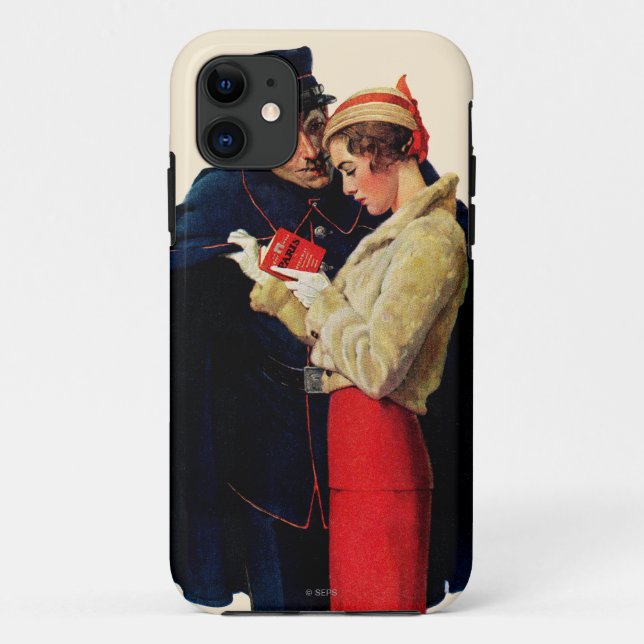 Funda De Case-Mate Para iPhone Perdido en París (Reverso)