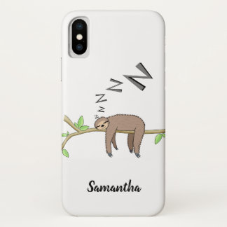 Funda Para iPhone X Pereza el dormir