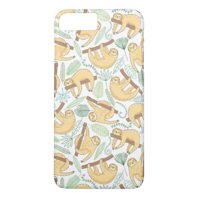 Funda De Case-Mate Para iPhone Perezas colgantes (Reverso)