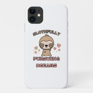 Funda Para iPhone 11 Perezoso Kawaii Chiste De Animal