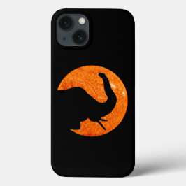 Funda Para iPhone 13 Perfil de elefante eclipse solar