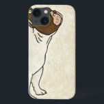 Funda Para iPhone 13 Perfil del Bulldog francés mirando hacia arriba<br><div class="desc">Chariklia Zarris sabe cómo captar la mejor emoción en cada uno de sus dibujos. No es una excepción en este sencillo y contemporáneo dibujo de un bulldog francés. Consigue esta imagen con la temática del perro en tu producto de Zazzle hoy.</div>