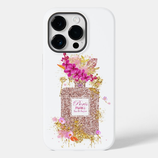 Funda De Case-Mate Para iPhone Perfume elegante de lujo (Reverso )