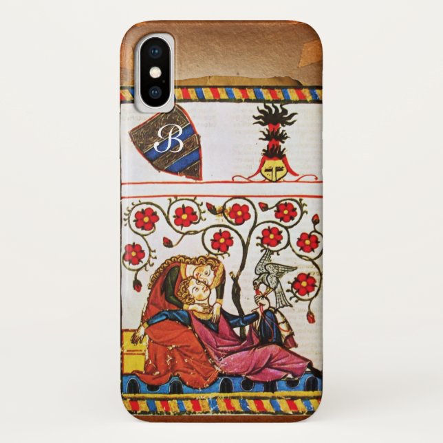 Funda De Case-Mate Para iPhone Pergamino ETERNAL LOVE MONOGRAM (Reverso)