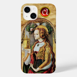 Funda Para iPhone 14 De Case-Mate Pergamino SAINT MARY MAGDALENE Gem Monograma