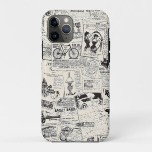 Funda Para iPhone 11 Pro Periódico Antiguo