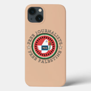 Funda Para iPhone 13 Periodistas libres liberan a Palestina