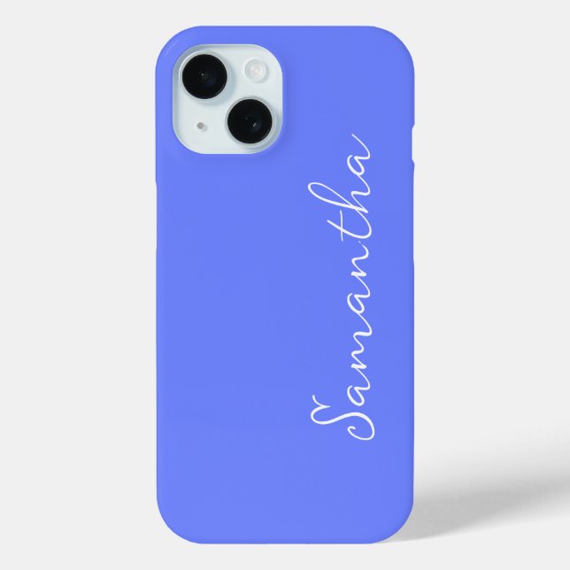 Funda De Case-Mate Para iPhone Periwinkle Personalizado (Reverso )