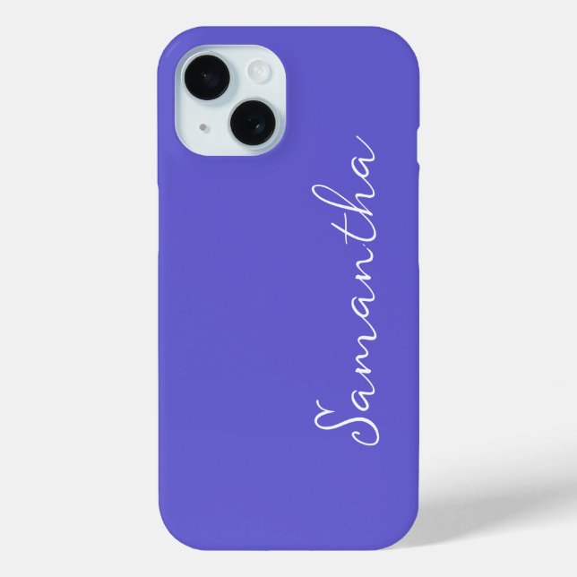 Funda De Case-Mate Para iPhone Periwinkle Personalizado (Reverso )