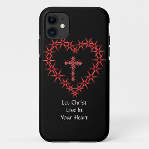 FUNDA PARA iPhone 11 PERMITIR QUE CRISTO VIVA EN TU CORAZÓN