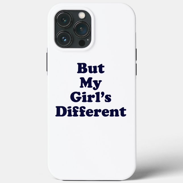 Funda De Case-Mate Para iPhone Pero Mi Chica Diferente (Reverso )